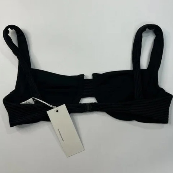 TJ Swim Blair Bikini Top Womens Adjustable Ribbed Underwire Back Clasp - Picture 3 of 4